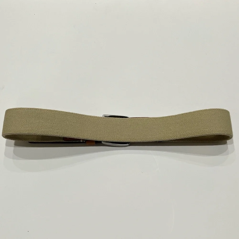 Banana‎ Republic Tan Leather and Elastic Studded Belt Sz. S